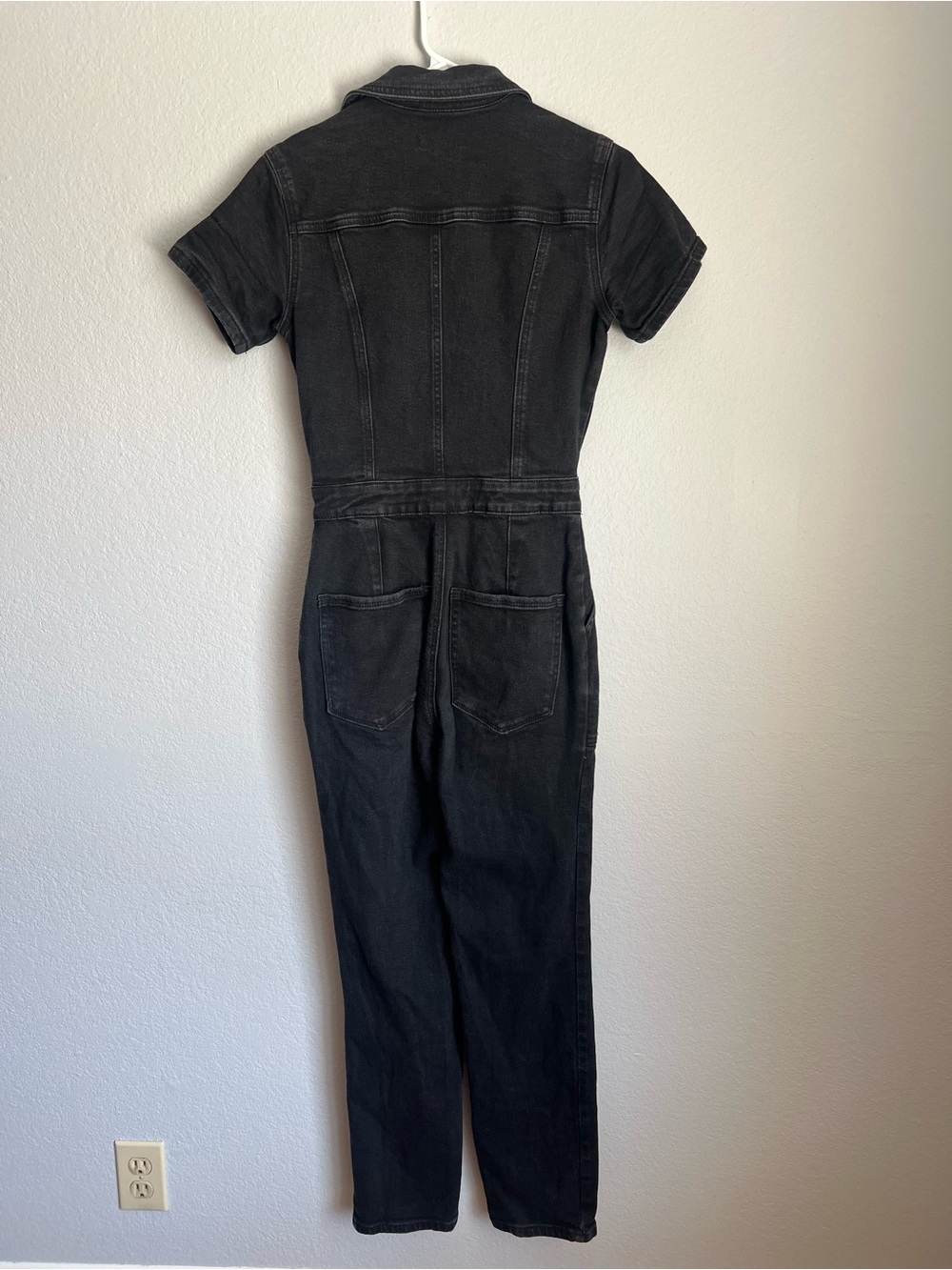 Good American Fit For Success Black Jumpsuit, S - Picture 4 of 8